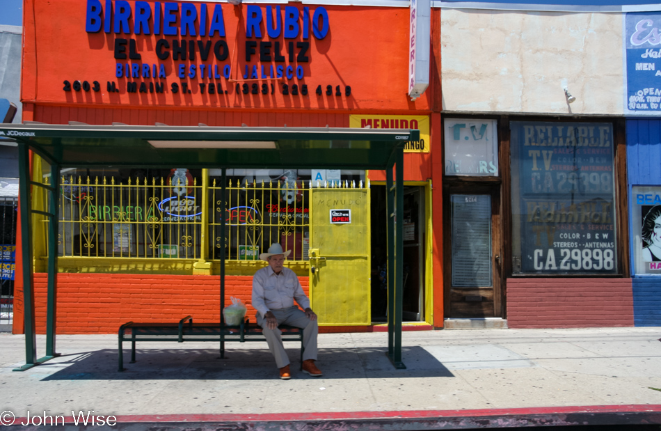 N Main Street and Daly Street in Los Angeles, California