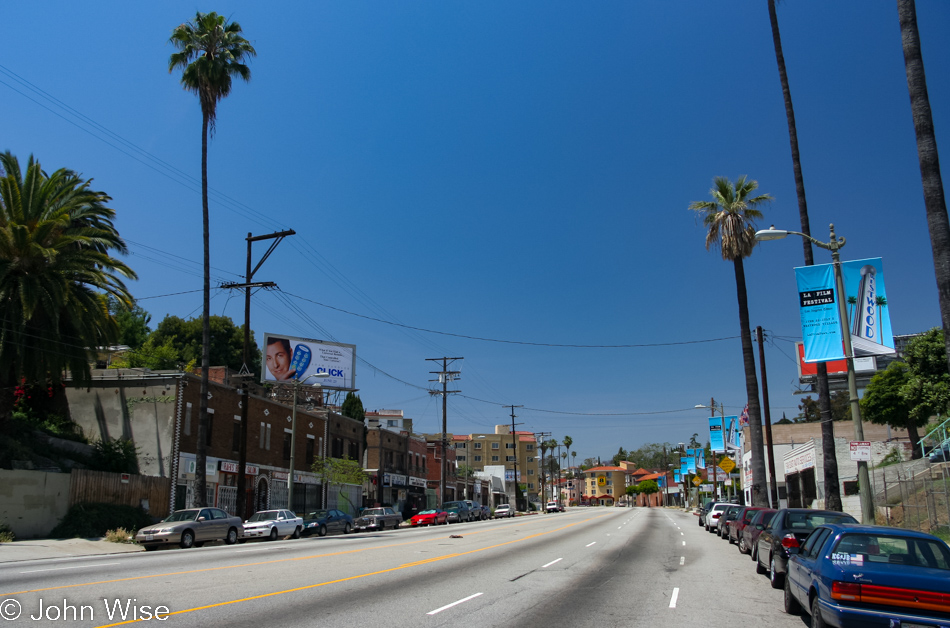 Sunset Boulevard in Los Angeles, California