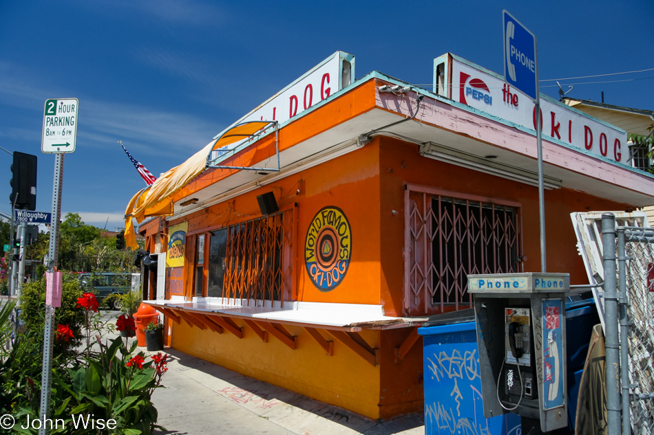 Oki Dog on Fairfax in Los Angeles, California