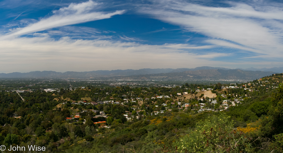 Looking into San Fernando Valley, California