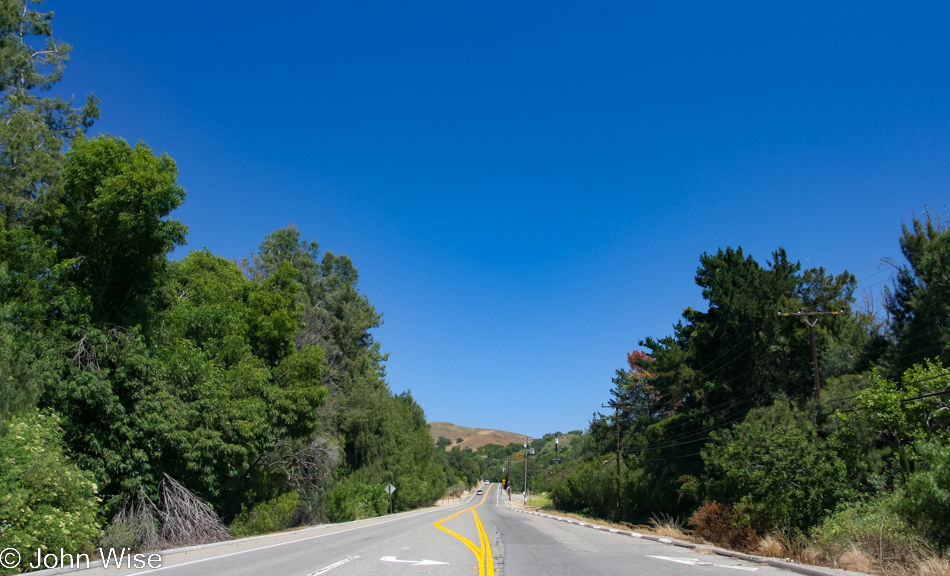 Carbon Canyon Road in Brea, California