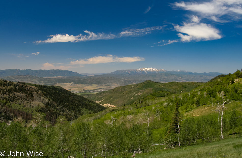 On the way to Salt Lake City in Utah