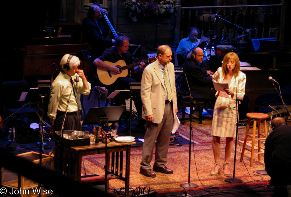 Prairie Home Companion being performed at Abravanel Hall in Salt Lake City, Utah