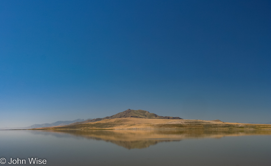 Antelope Island at the Great Salt Lake in Utah