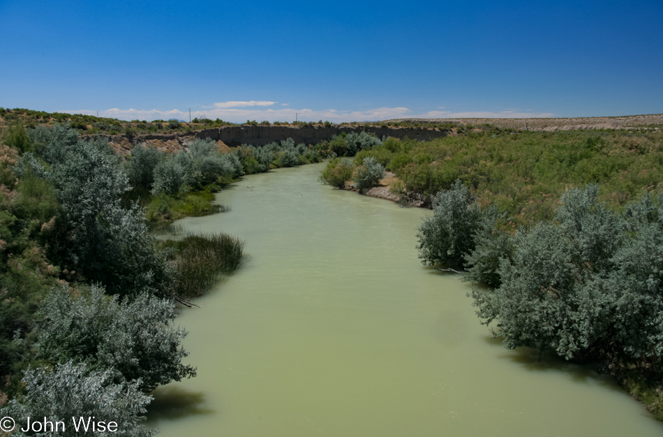 Sevier River in Delta, Utah