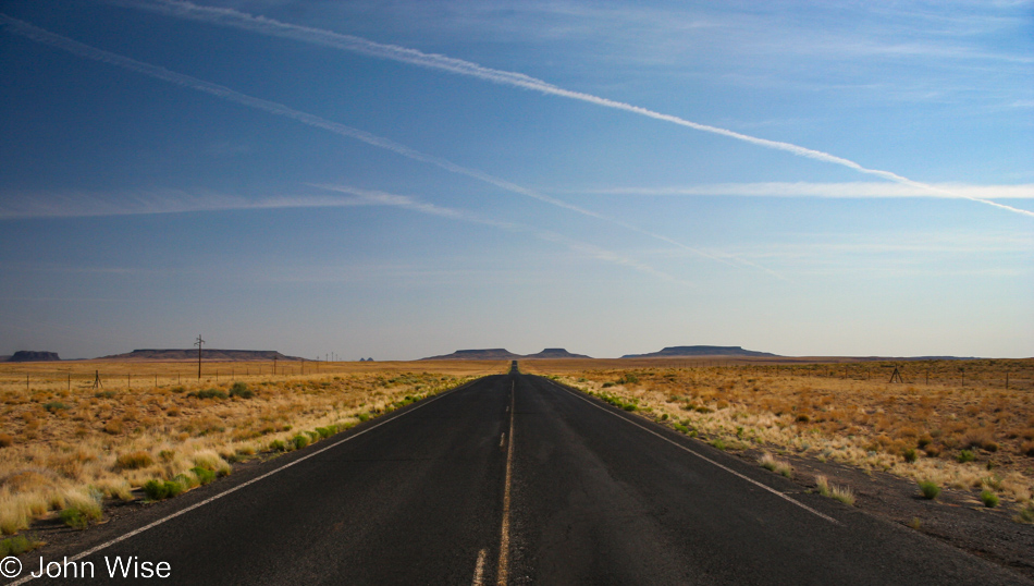 Road #77 to Keams Canyon, Arizona