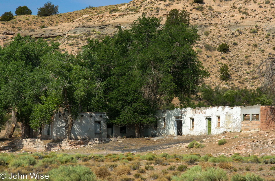 Sunrise Trading Post ruin south of Ganado, Arizona on Greasewood Road