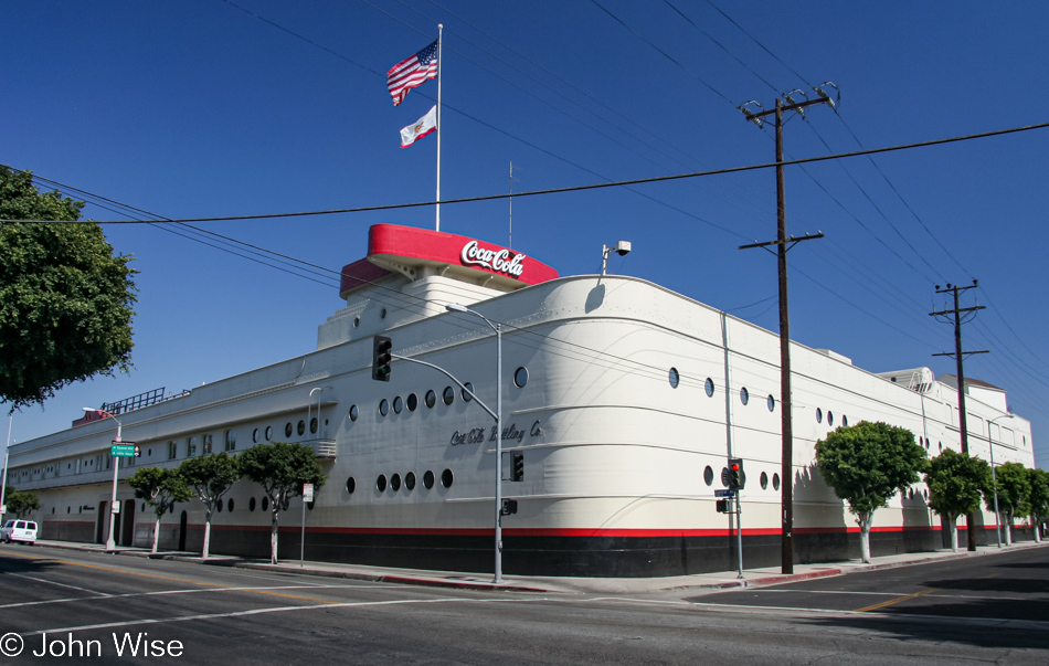 Historic Coca-Cola Building in Los Angeles, California