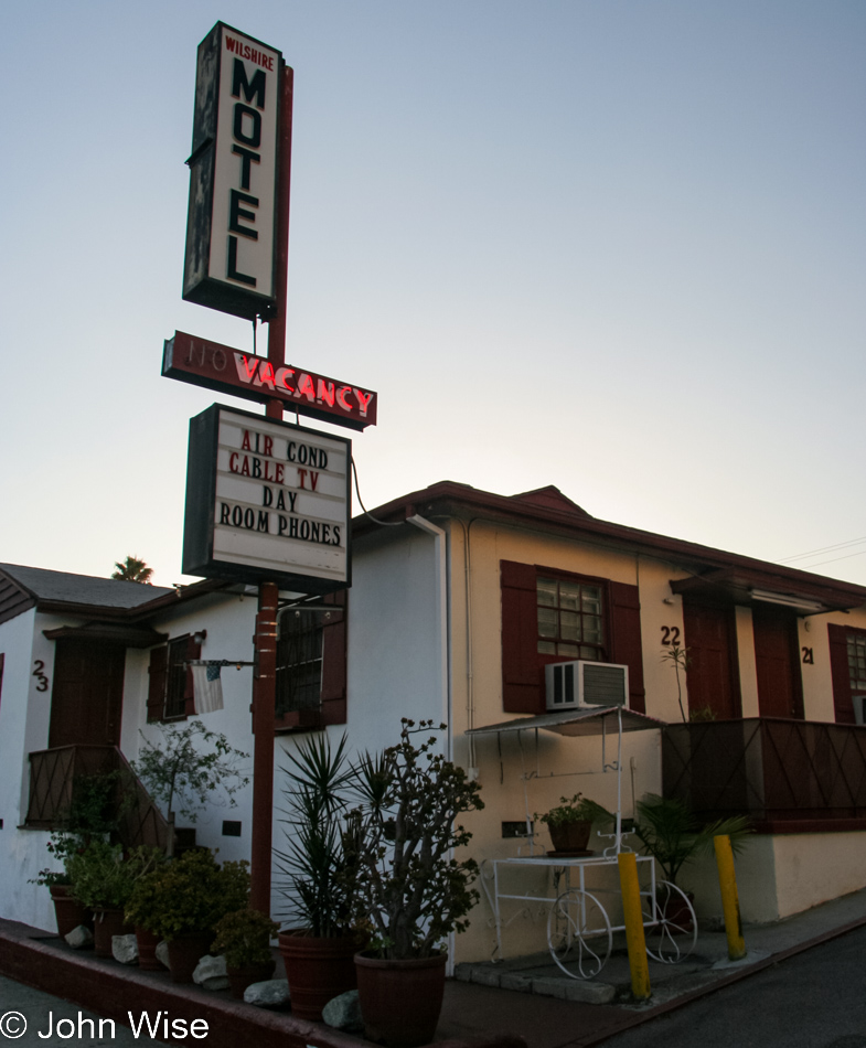 Wilshire Motel in Los Angeles, California