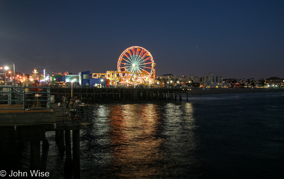 Santa Monica Pier in Los Angeles, California