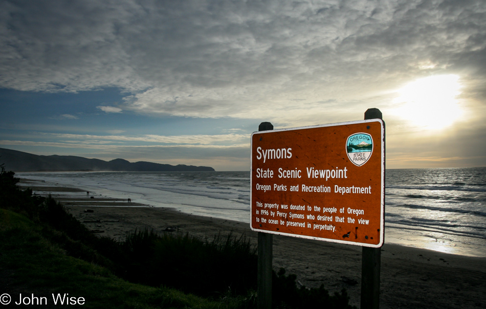 Symons State Scenic Viewpoint in Tillamook, Oregon