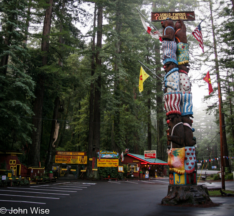 Confusion Hill in Leggett, California