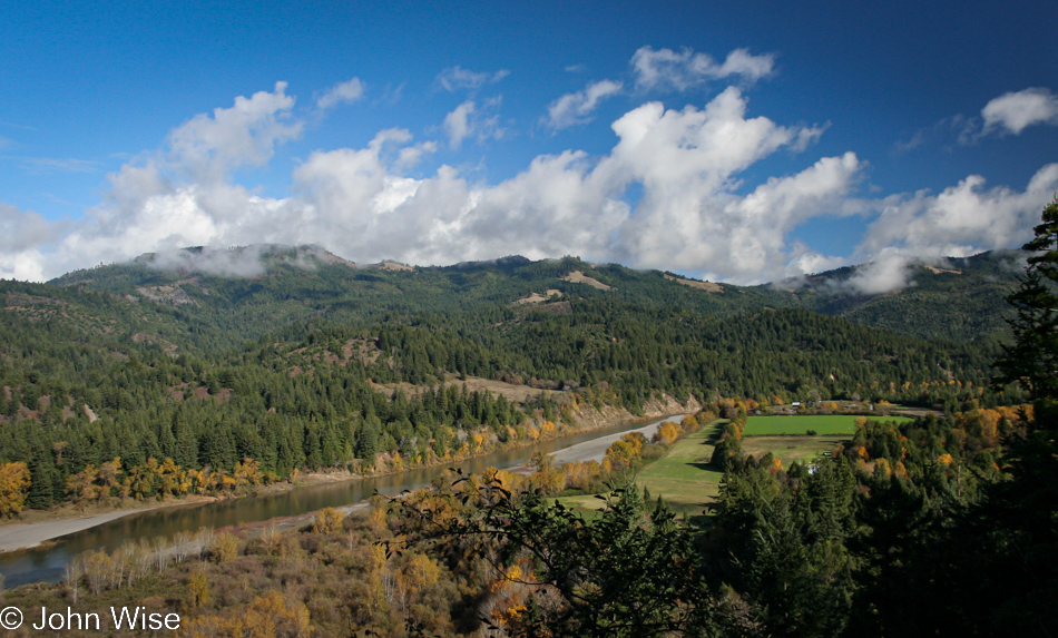 Highway 101 view somewhere south of Eureka, California