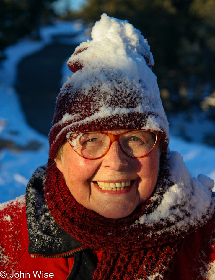 Jutta Engelhardt at the Grand Canyon National Park in Arizona