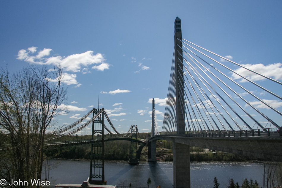 Penobscot Narrows Bridge and Observatory in Prospect, Maine