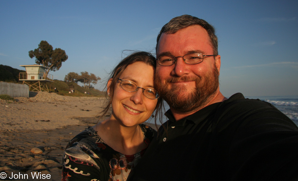 Caroline Wise and John Wise in Santa Barbara, California