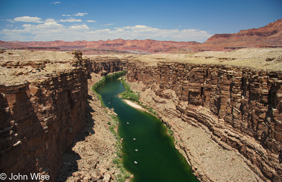 Rafting trip on the Colorado River in Arizona