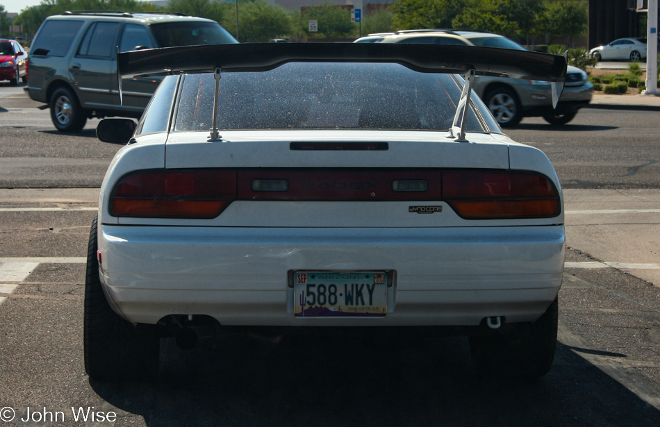 A wing from a Cessna attached to an emo's rice burner