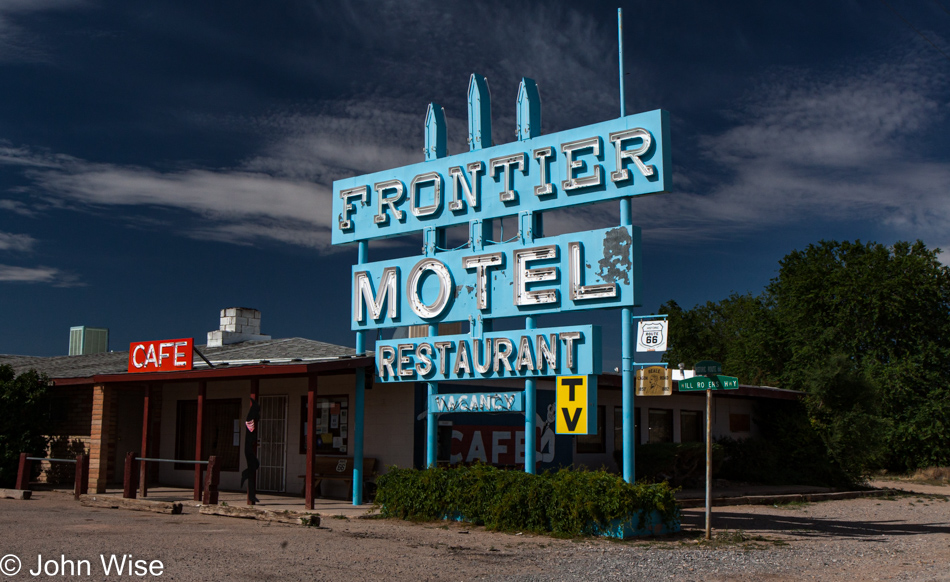 Frontier Motel at 16118 E Hwy 66 in Truxton, Arizona near Peach Springs