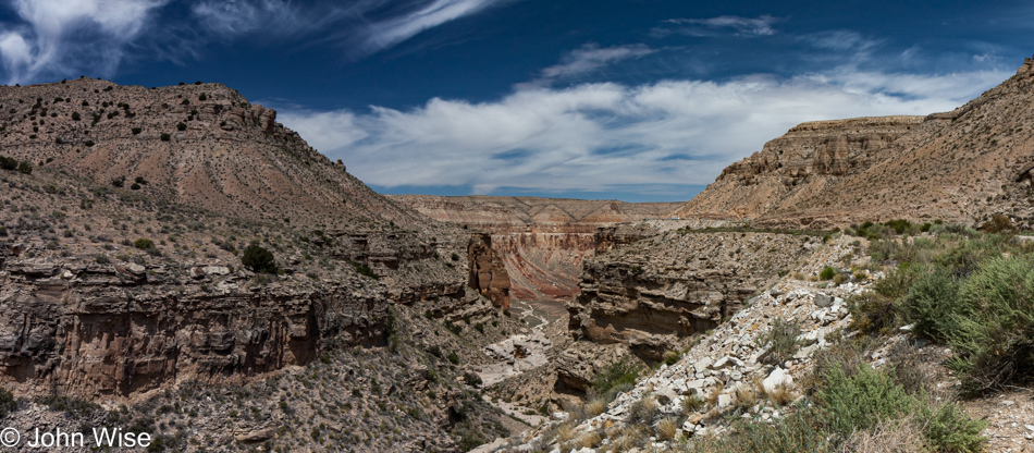 Trail to Havasu Falls on the Havasupai Nation in Arizona