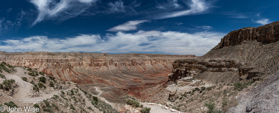 Trail to Havasu Falls on the Havasupai Nation in Arizona