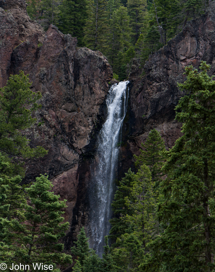 Traveling north on Wolf Creek Pass - US Highway 160 north of Pagosa Springs, Colorado