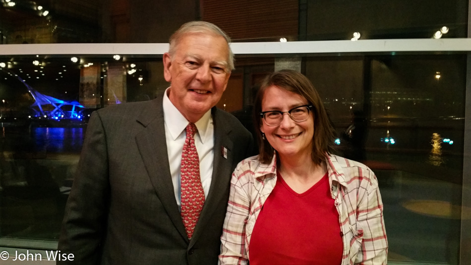 Donald Johanson and Caroline Wise in Tempe, Arizona