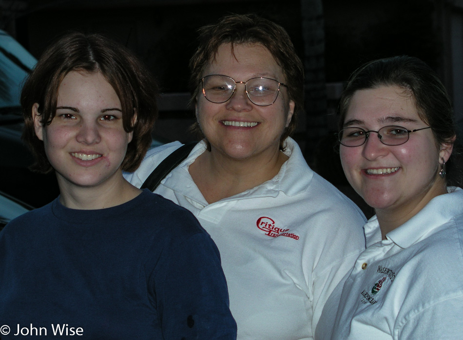 Jessica Wise, Karen Goff (Kurchoff) and Amanda Goff in Phoenix, Arizona