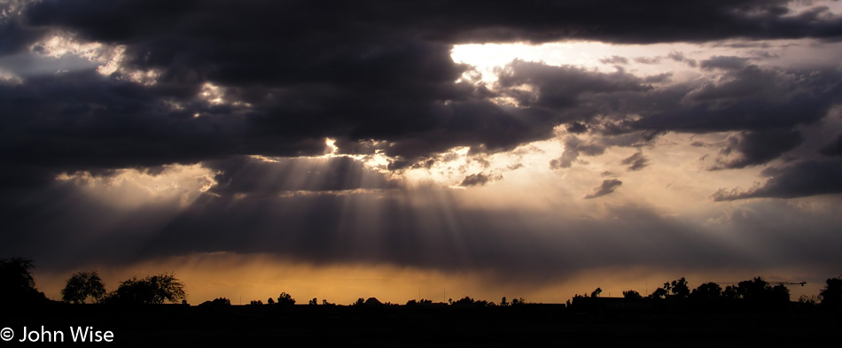 Sunset over Phoenix, Arizona