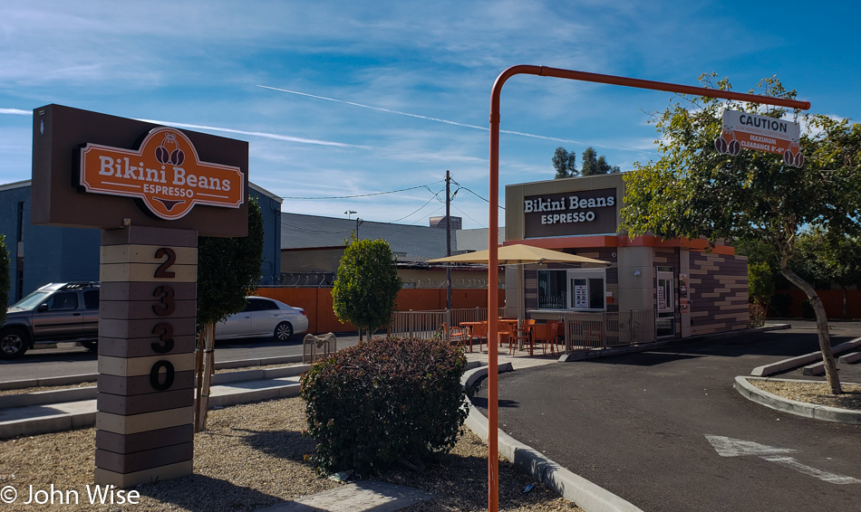 Bikini Beans Coffee Stand in Phoenix, Arizona