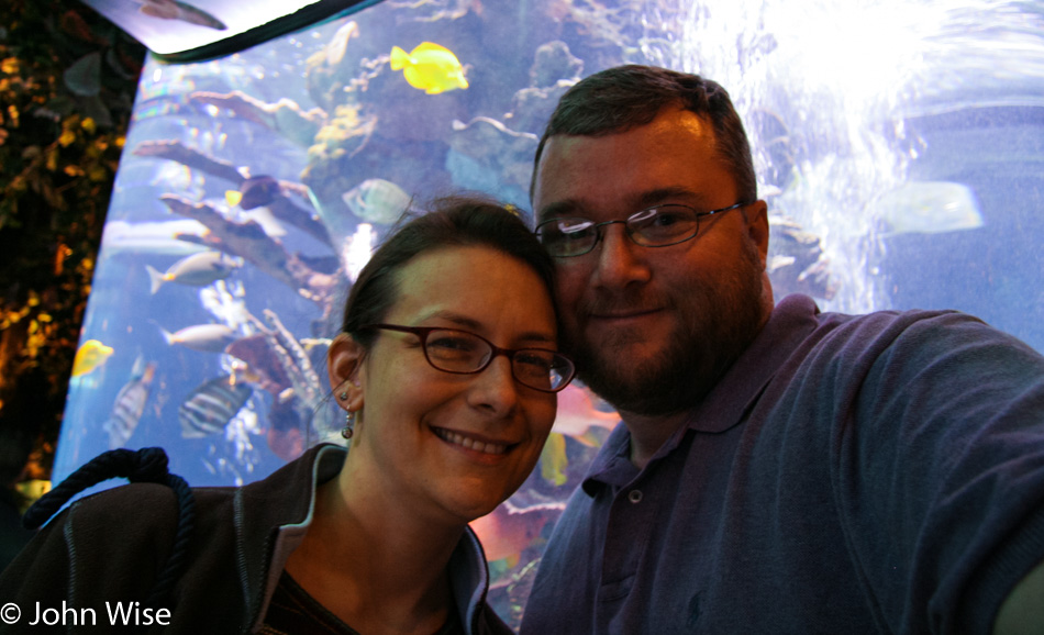 Caroline Wise and John Wise at Rainforest Cafe in Tempe Arizona