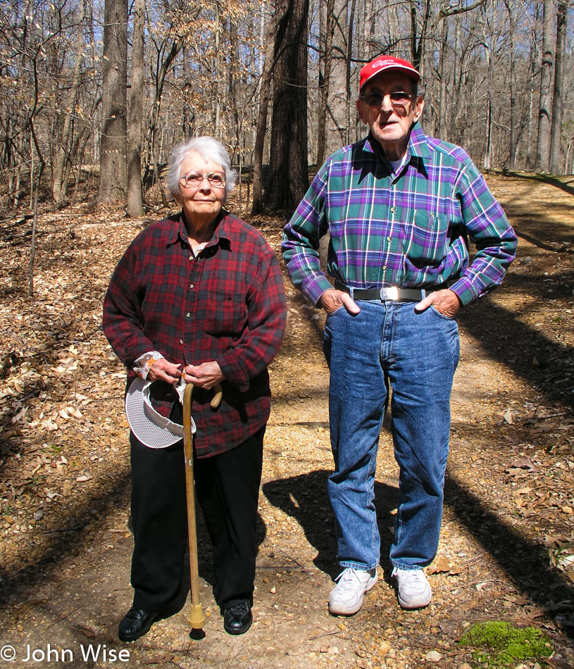 Eleanor Burke and Herbert Kurchoff on the Natchez Trace Parkway