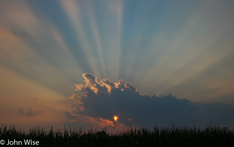 Sunset in Indiana