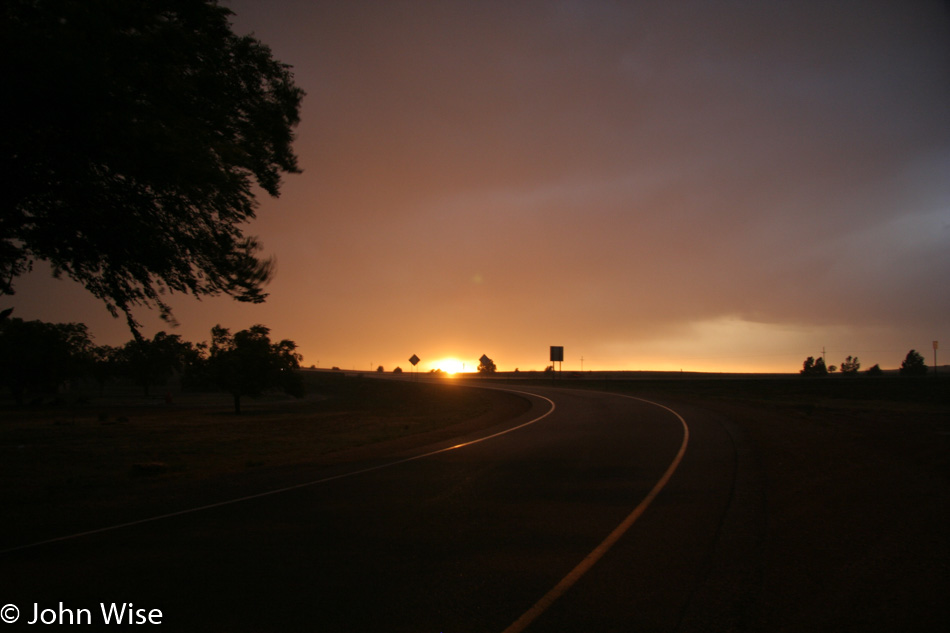 Sunset in Texas