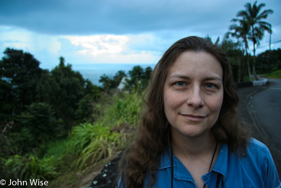 Caroline Wise on the Big Island of Hawaii