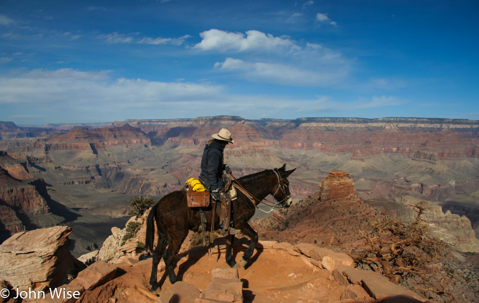 On the South Kaibab Trail in the Grand Canyon National Park, Arizona