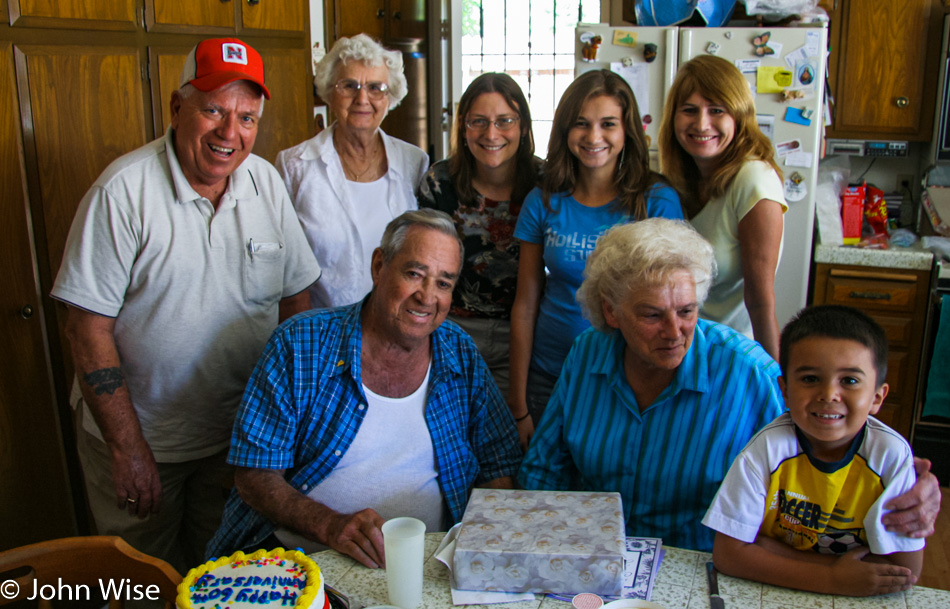 Ann and Woody Burns 60th Anniversary in Goleta, California