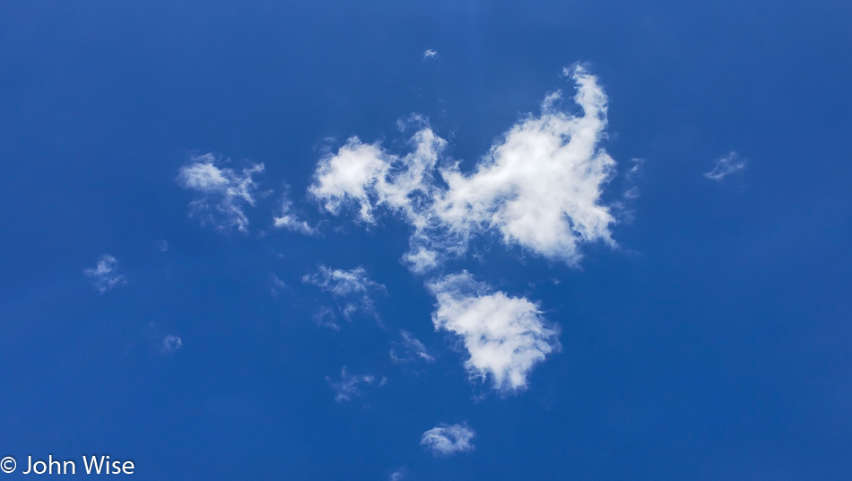 Blue sky and cloud