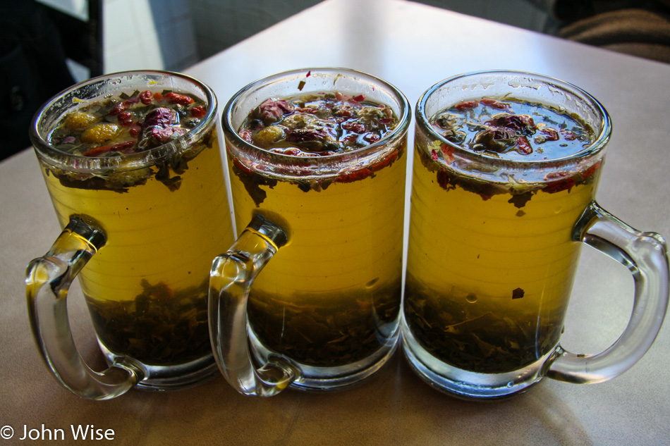 Tea at House of Nanking in San Francisco, California