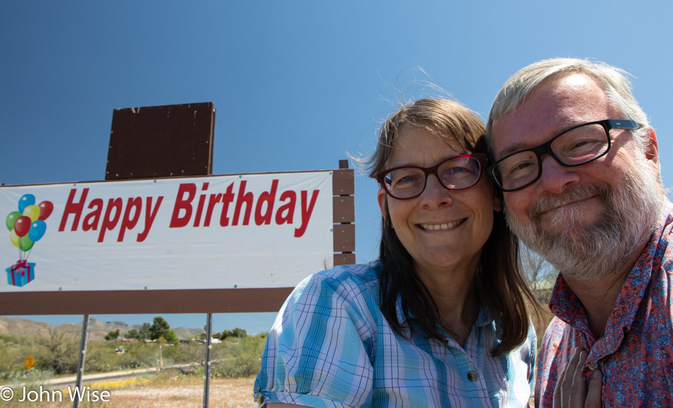 Caroline Wise and John Wise in Kearny, Arizona