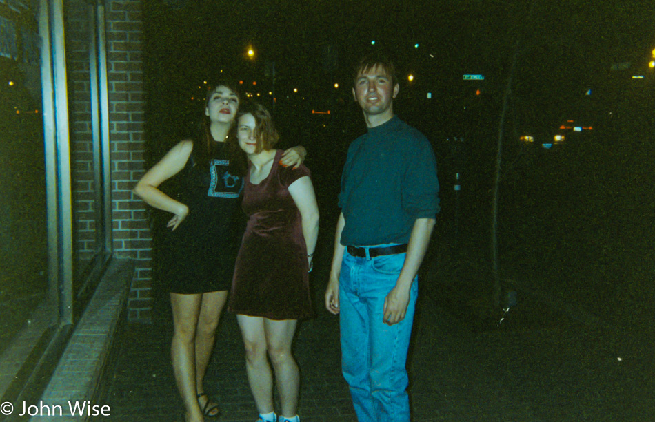 Ruby Rieke, Caroline Wise, and Axel Rieke in Santa Fe, New Mexico