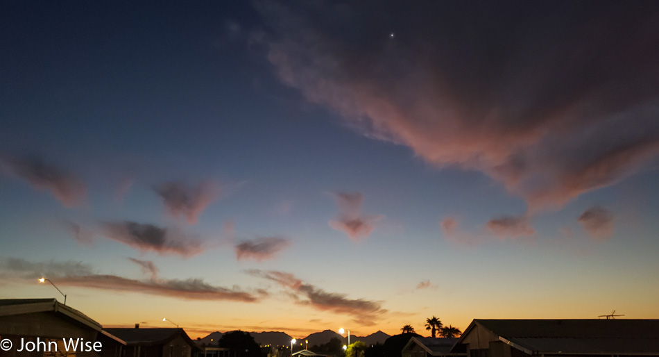 Sunrise over Phoenix