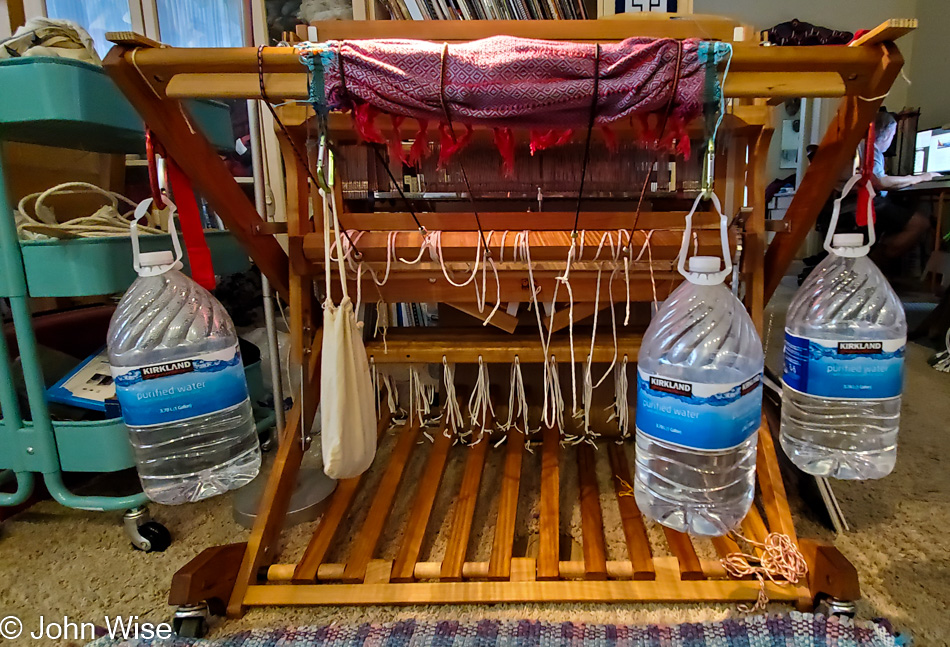 Loom setup for 3D Weaving