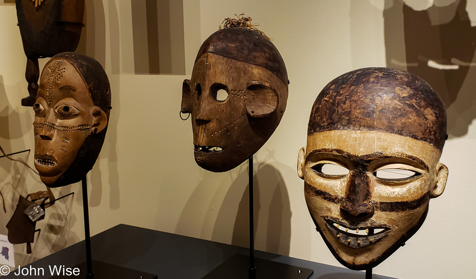 Congo Mask Exhibition at the Musical Instrument Museum in Phoenix, Arizona