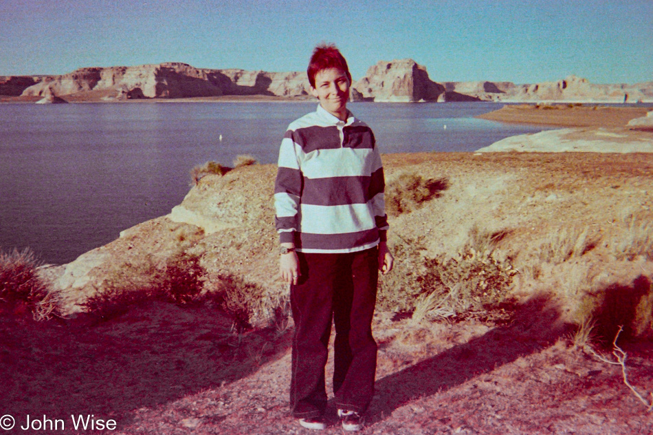 Caroline Wise at Lake Powell in Page, Arizona