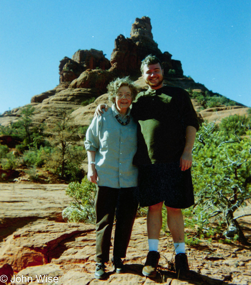 Jutta Engelhardt and John Wise in Sedona, Arizona