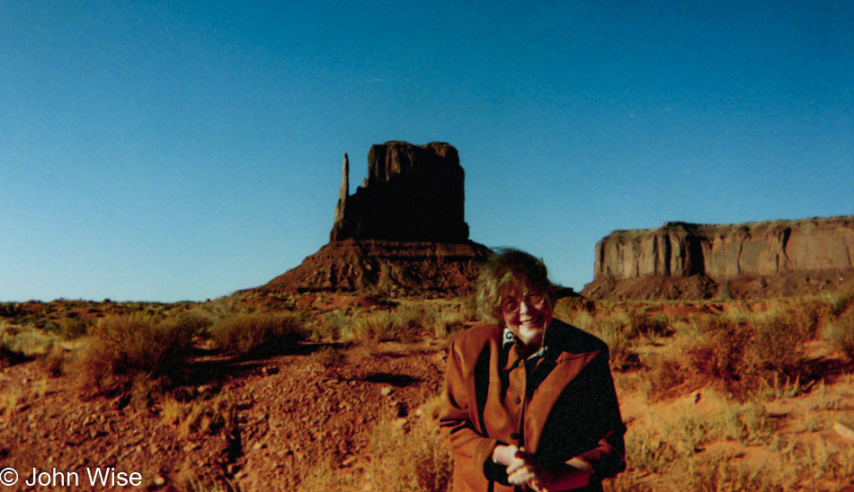 Jutta Engelhardt at Monument Valley in Utah