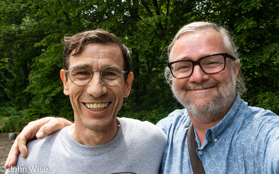 Boris Hießerer and John Wise on Heiligenberg near Heidelberg, Germany