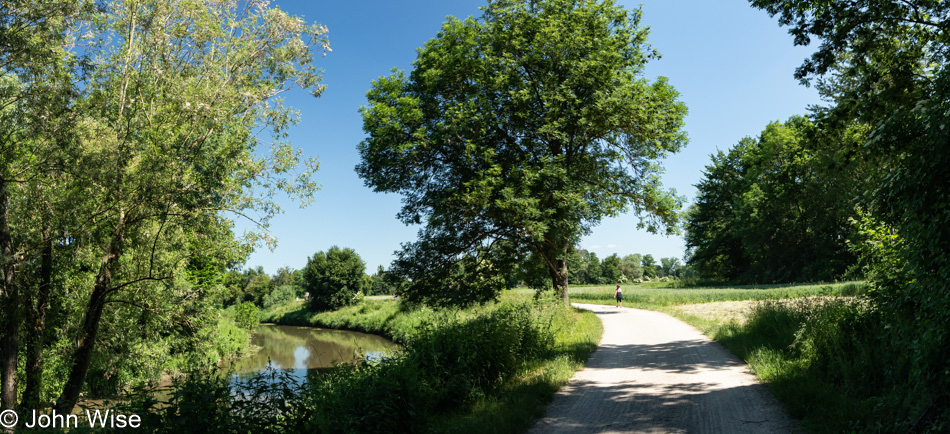 On the Nidda River in the Frankfurt area of Germany