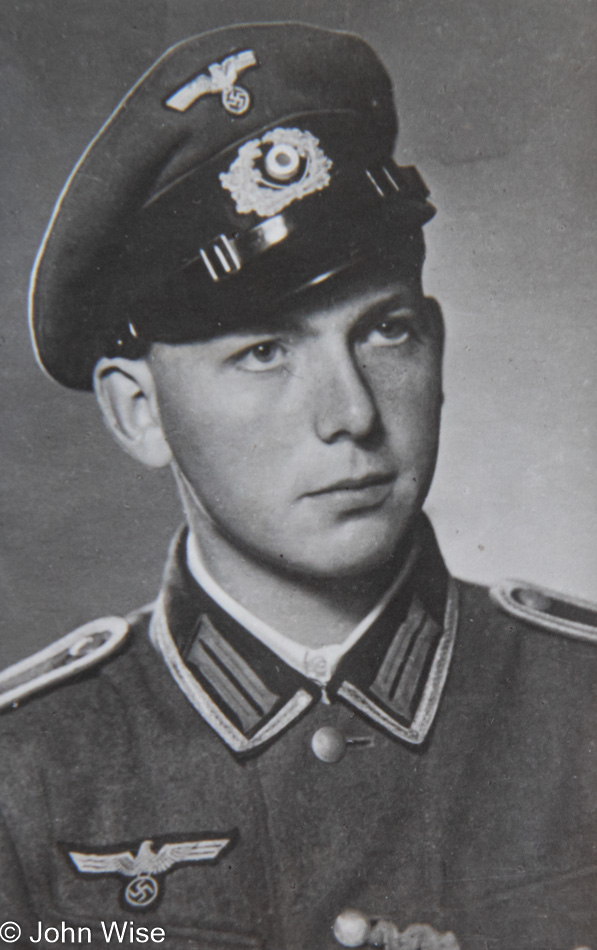 Friedhelm Linnenkohl in 1943 or 1944 as a member of the German Army